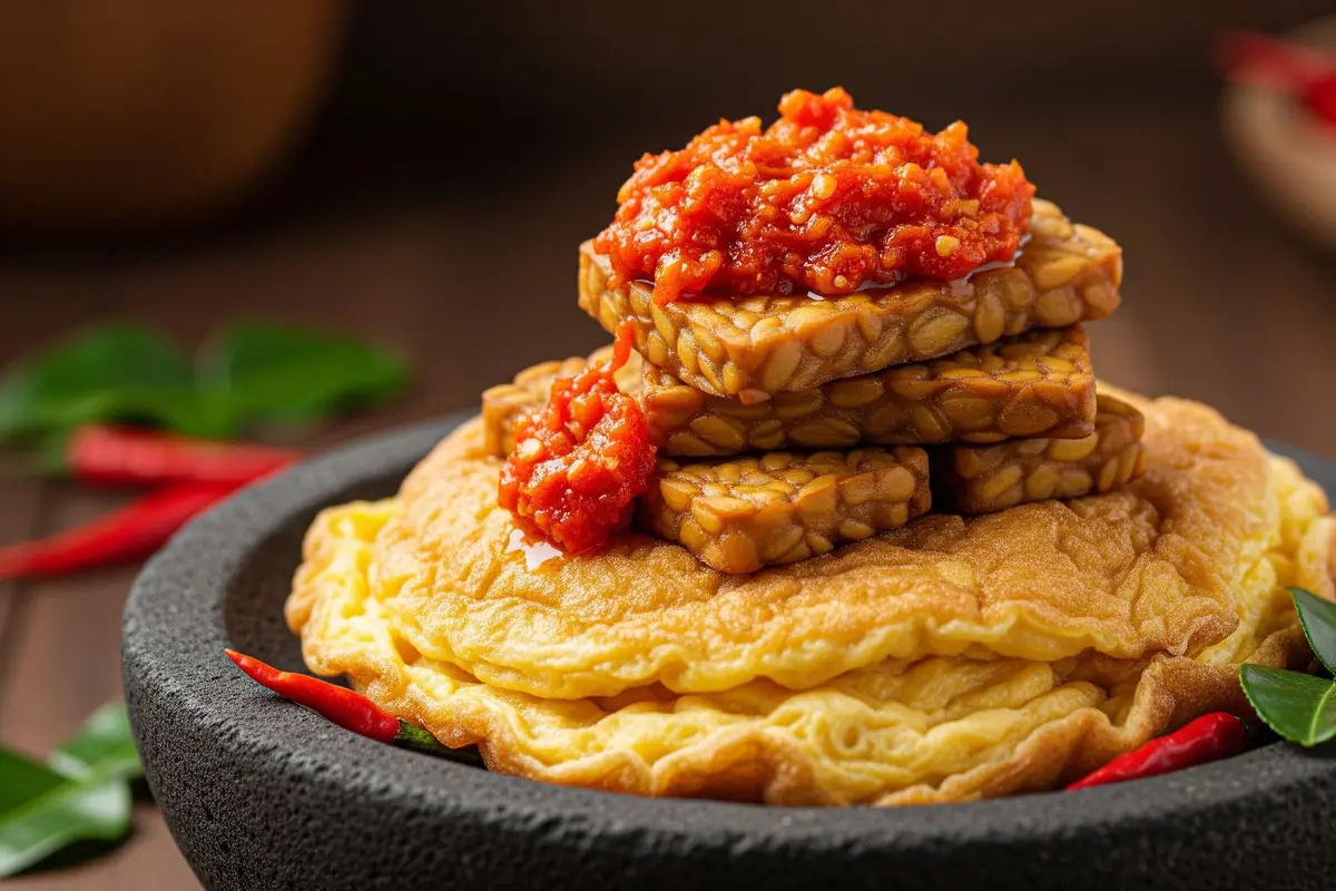Tempe Telor Penyet