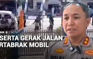 Peserta Gerak Jalan Tertabrak Mobil
