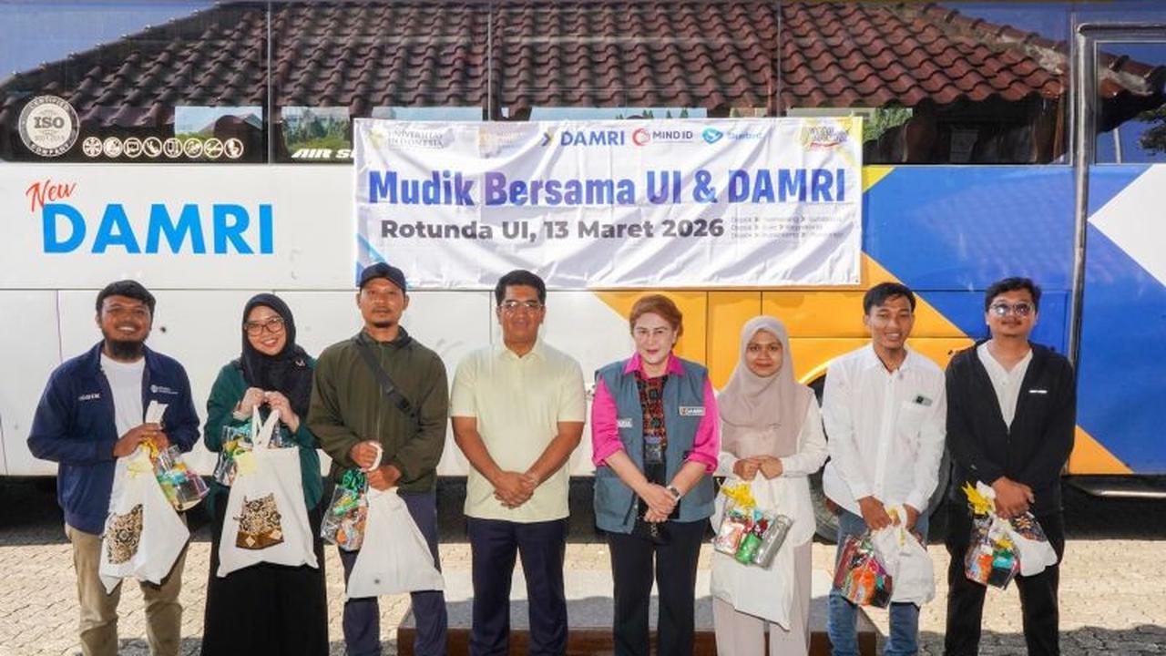 UI Berangkatkan 91 Pemudik Dosen dan Tendik, Perkuat Silaturahmi Idul Fitri 2026 Melalui Program Mudik Bersama UI