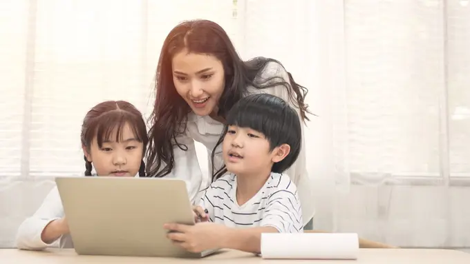 bersama anak belajar