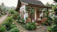 8 Desain Rumah Kampung dengan Taman Kecil di Samping, Definisi Hunian Slow Living yang Sesungguhnya