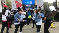 Asian Para Games 2018 diwarnai oleh aksi penari down syndrome di zona inspirasi (Liputan6.com/Ahmad Fawwaz Usman)