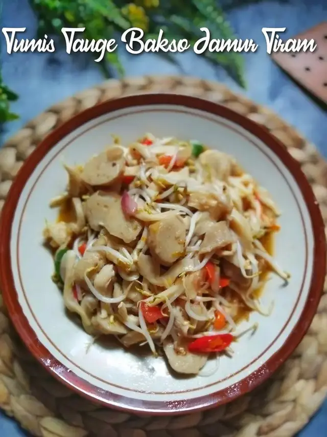 Tumis Jamur dan Tauge