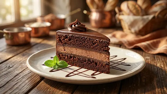 Resep London Layer Cake 3 Lapis/AI Generated