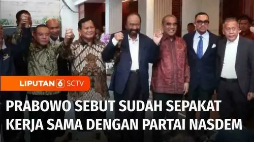 VIDEO: Disambangi Pimpinan Nasdem, Prabowo Sebut Sudah Sepakat untuk Bekerja Sama