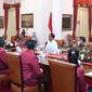 Presiden Joko Widodo saat menerima kunjungan pengurus Federasi Panjat Tebing Indonesia (FPTI) di Istana Negara, Jakarta, pada Rabu, 21 September 2022. (Istimewa/Biro Pers, Media, dan Informasi Sekretariat Presiden)