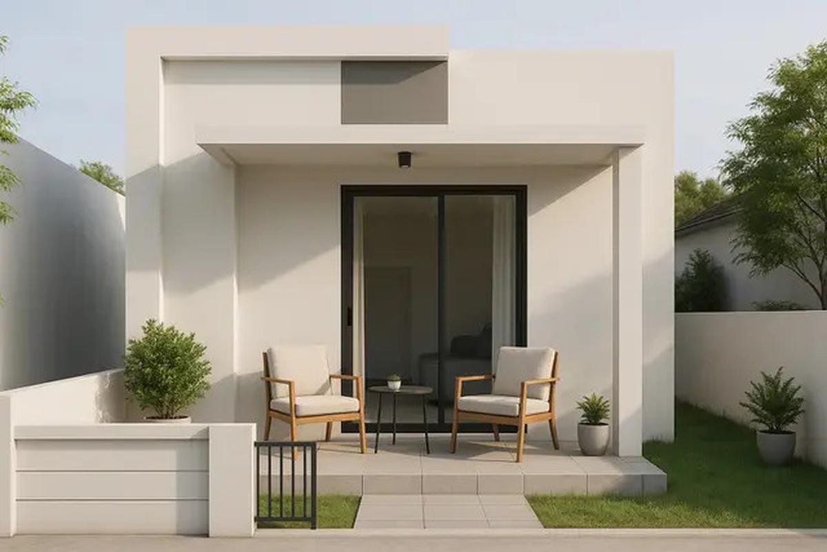 7 Gambar Rumah Tipe 21 dengan Teras Mini