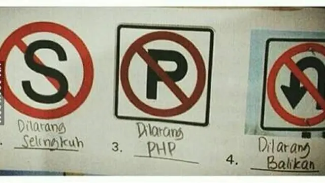 6 Imbauan Dilarang Selingkuh Ini Bikin Geleng Kepala