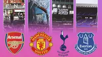 Premier League - Manchester United, Arsenal, Tottenham, dan Everton (Bola.com/Adreanus Titus)