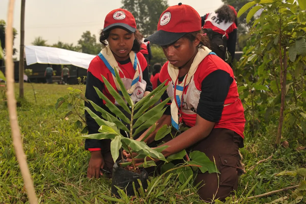 Pramuka Adakan Lomba Ramu Obat Tradisional