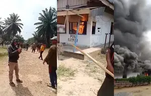 Kantor Perusahaan Sawit di Lampung Tengah Dibakar Massa
