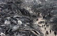 FOTO: Derita Warga Palestina yang Diusir Paksa Israel dari Jalur Gaza Utara, Pulang-Pulang Rumah Sudah Hancur Lebur
