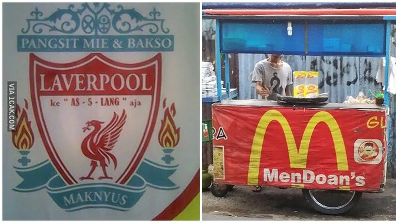 Pelesetan Nama Warung Ini Kreatifnya Bikin Ngakak
