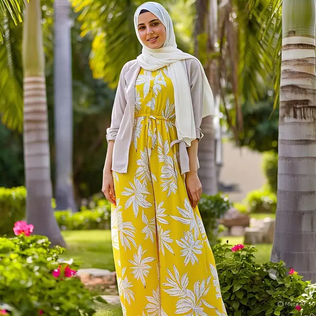Outfit ke Pantai Hijab Simple