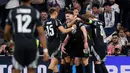 Kemenangan ini mengantar Arsenal ke babak semifinal Liga Champions 2024/2025 dan akan berhadapan dengan Paris Saint-Germain (PSG) yang sudah lebih dahulu lolos. (Pierre-Philippe MARCOU/AFP)