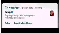 6 Chat Pacar Minta Putus Ini Alasannya Unik, Bikin Geregetan (sumber: Twitter/kegblgnunfaedh)