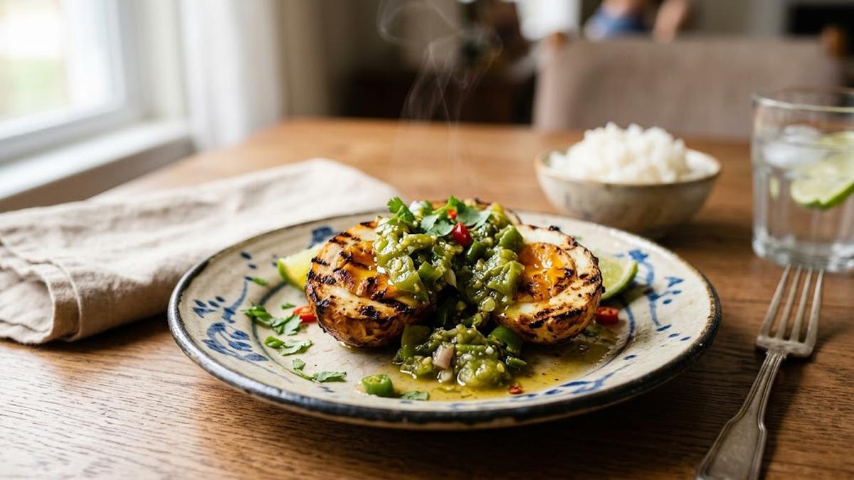 Resep Telur Bakar Sambal Tomat Hijau, Mudah Dibuat dan Bikin Nagih