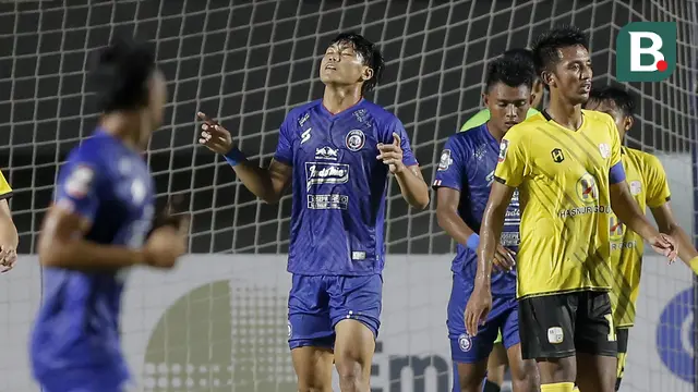 FOTO: Barito Putera Jaga Peluang Lolos ke Babak 8 Besar usai Menang 2-1 atas Arema FC - Feby Eka Putra