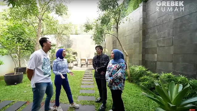 7 Potret Taman Rumah Dokter Reza Gladys, Asri dan Mewah Bak Resort