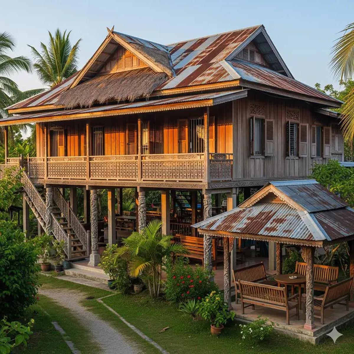10 Rumah Sederhana Berbentuk Panggung dengan 5 Kamar di Desa, Inspirasi Hunian Nyaman dan Estetik