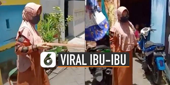 VIDEO: Viral Ibu-Ibu Keliling Ingatkan Social Distancing