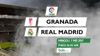 Susunan Pemain Granada Vs Real Madrid