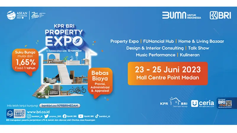 KPR BRI Property Expo Medan, Bukan Cuma Banyak Promo tapi Juga 'One Stop Solution' Buat Nasabah