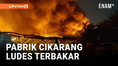 Sebuah perusahaan yang berada di Kawasan Industri Jababeka 1, Cikarang Utara, Kabupaten Bekasi, hangus terbakar pada Selasa pagi. Kebakaran yang diduga dipicu arus pendek listrik.