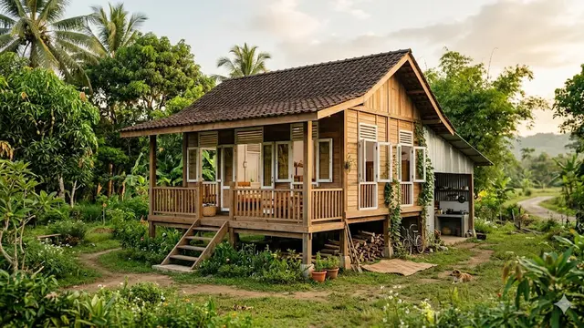 Model Rumah Sederhana di Desa