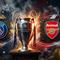 Ilustrasi PSG, Arsenal, Liga Champions. (Foto by Gemini AI)