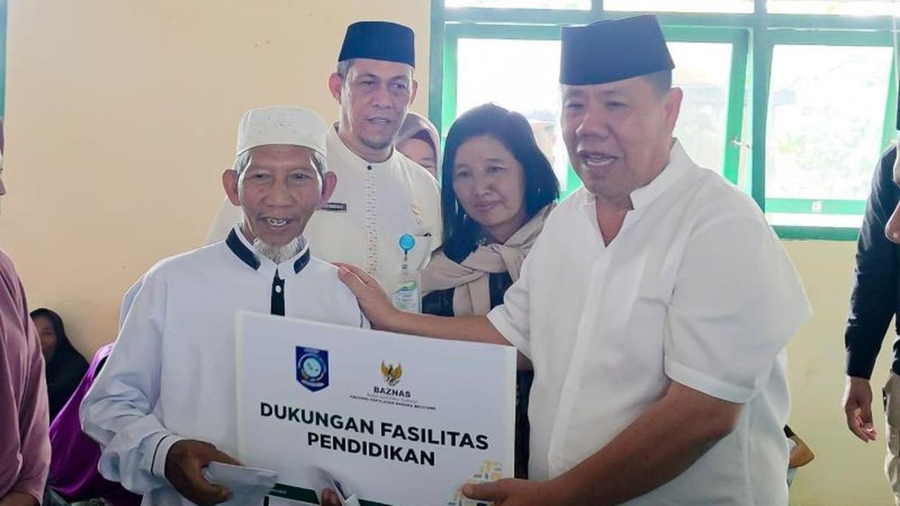Gubernur Babel Salurkan Zakat Baznas di Penyamun, Wujud Semangat Berbagi Ramadhan