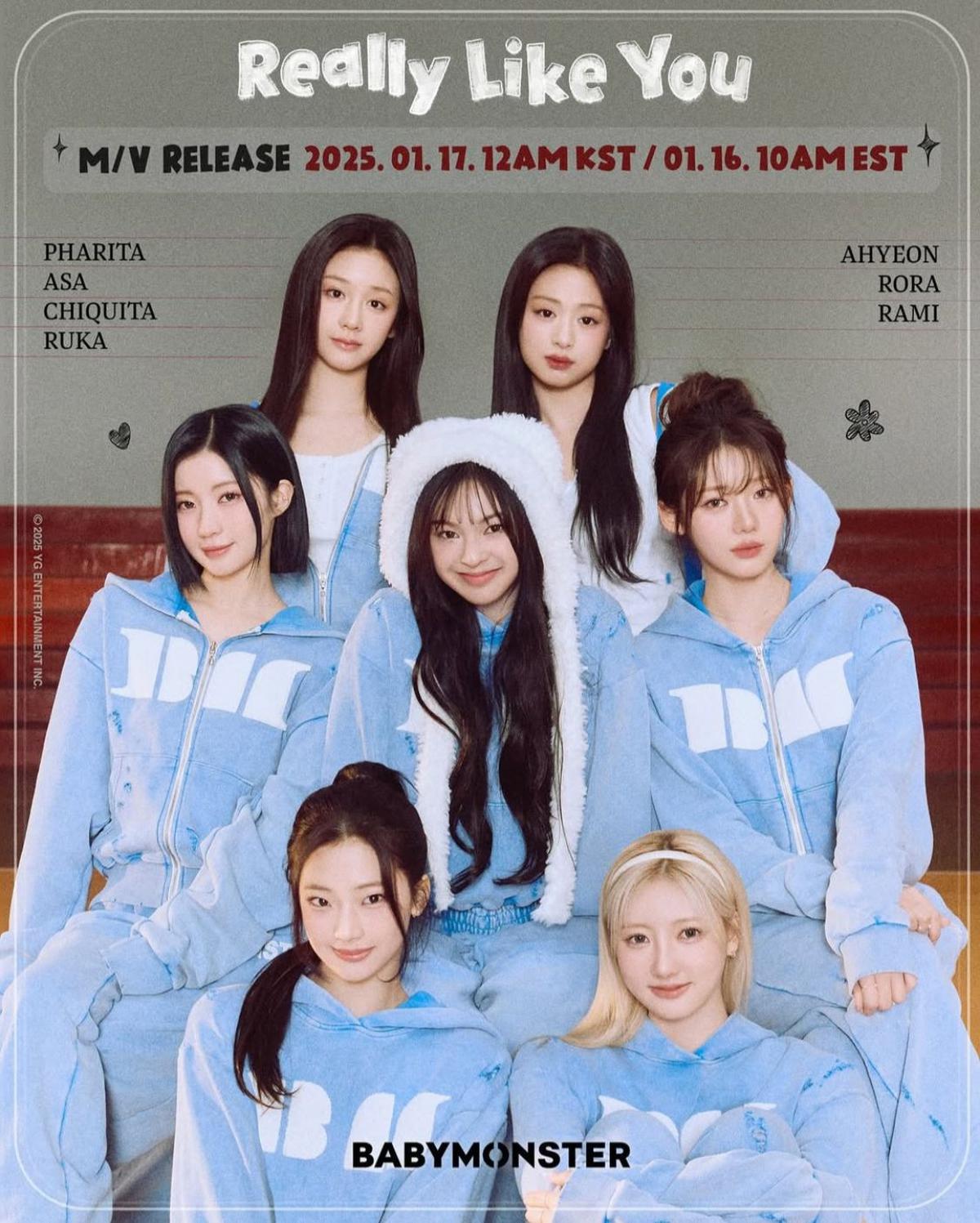 BABYMONSTER Rilis MV Really Like You, Sentuhan Baru di Genre Hip-Hop R&B