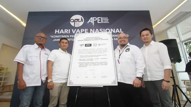 Hari Vape Nasional, Empat Asosiasi Tandatangani Pakta Integritas