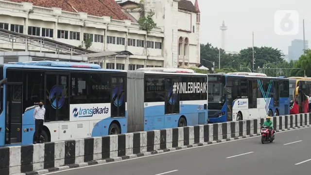 Transjakarta Targetkan Semua Armada Gunakan Bus Listrik