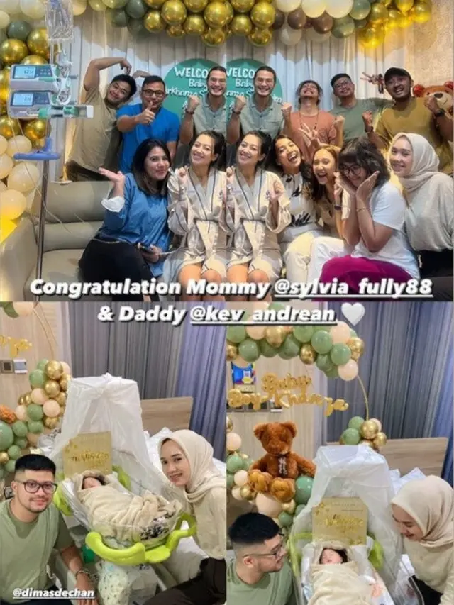 Sylvia Fully Melahirkan Anak Ketiga