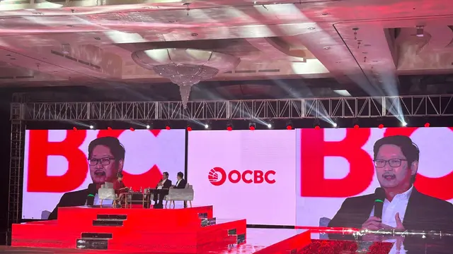 Presiden Direktur Trimegah Bangun Persada, Roy A. Arfandy di acara OCBC Experience Supporting Indonesia to The Global Stage di The Ritz-Carlton Jakarta, pada Selasa (14/11/2023). (Foto: Liputan6.com/Elga N)