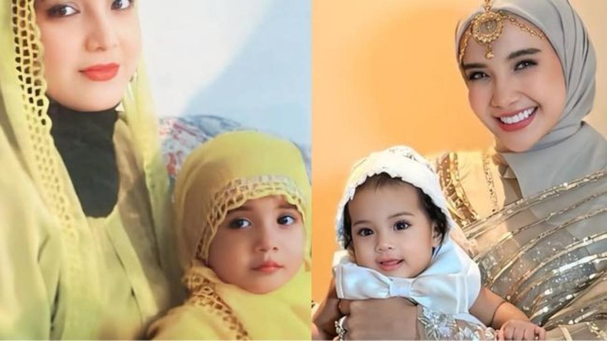 Disebut Mirip Ukkasya hingga Masa Kecilnya, 7 Potret Zaskia Sungkar Ungkap Wajah Baby Humaira ke Publik