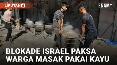Gaza Diblokade Israel, Warga Palestina Mesti Gunakan Kayu Bakar untuk Masak