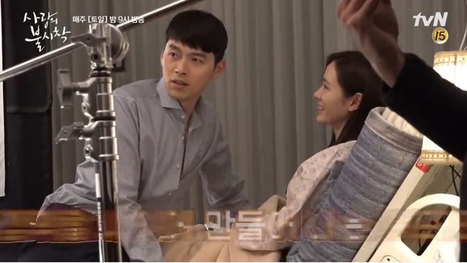 Suasana di Balik Layar Crash Landing on You (YouTube/ tvN DRAMA)
