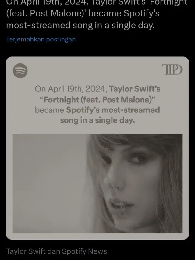 Album Taylor Swift bertajuk "The Tortured Poets Department"