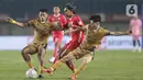 Dewa United beberapa kali nyaris memperbesar keunggulan. (Liputan6.com/Helmi Fithriansyah