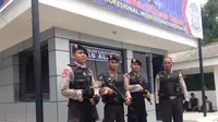 Pos Lantas di pintu keluar Tol Cijago dijaga ketat personel Polres Depok (Liputan6.com/Ady)