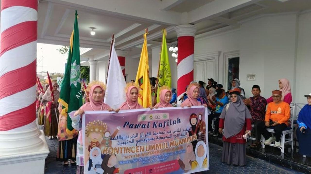 Tahukah Anda? Ribuan Santri Meriahkan Karnaval Kemah Tahfidz Sidrap, Jadi Wadah Pembinaan Karakter!