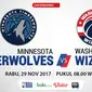 Minnesota Timberwolves Vs Washington Wizards_2 (Bola.com/Adreanus Titus)