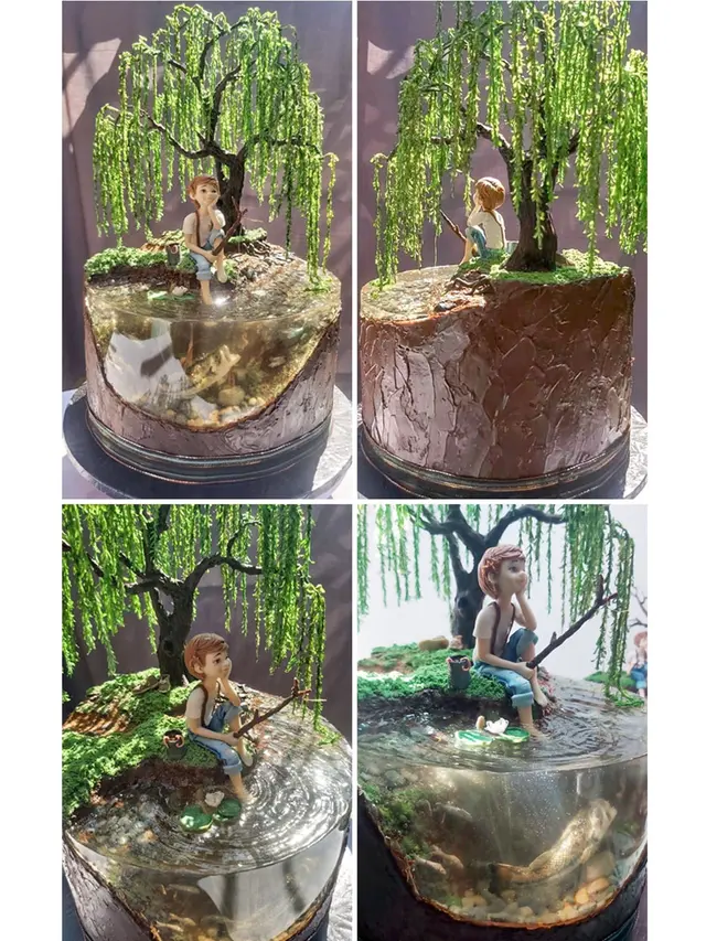 8 Potret Dekorasi Kue Ini Bikin Kagum dengan Hasil 3D, Jadi Sayang Dimakan