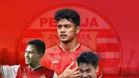 Persija Jakarta - Witan Sulaeman, Aji Kusuma,&nbsp;Osvaldo Haay (Bola.com/Decika Fatmawaty)