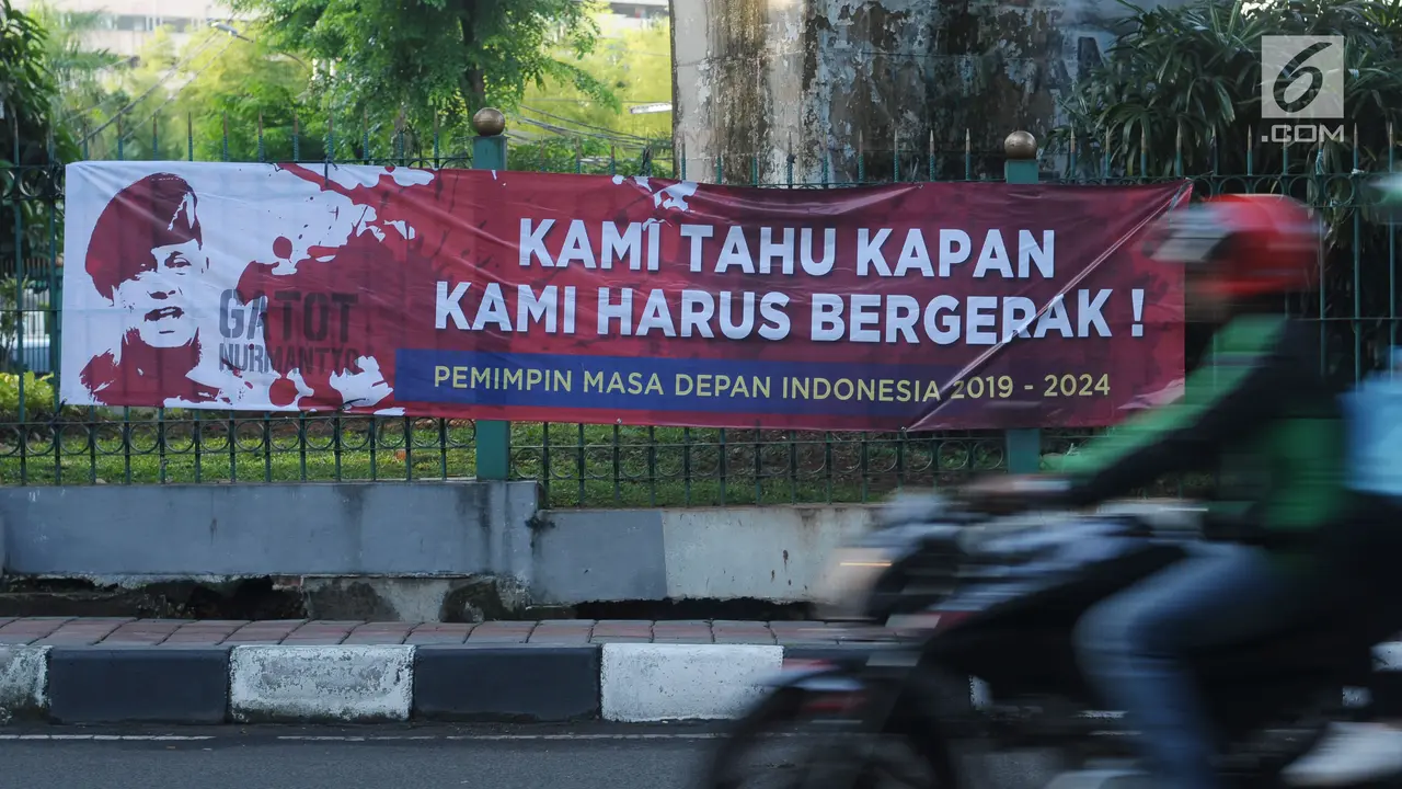 Spanduk Dukungan untuk Gatot Nurmantyo Mulai Bermunculan