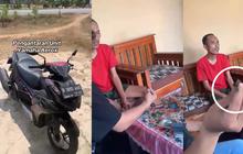 Viral Video COD Motor di Lampung Timur: Bayar Motor Pakai Lumut, Polisi Buka Suara