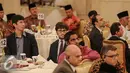 Para duta besar negara sahabat saat menghadiri acara buka puasa bersama yang digelar Presiden Jokowi di Istana Negara, Jakarta, Senin (13/7/2015). Sejumlah menteri dan pejabat negara lainnya tampak hadir di acara tersebut. (Liputan6.com/Faizal Fanani)