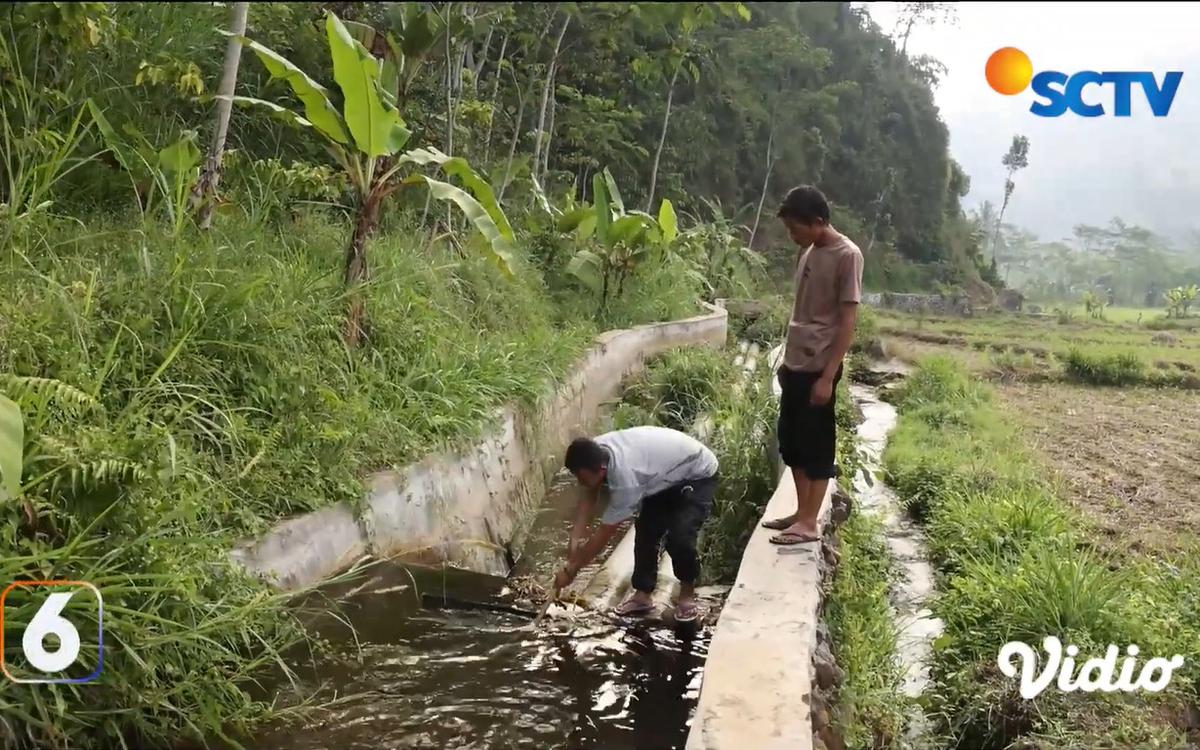 Sungai di Sumber Kapong yang jadi sumber energi listrik